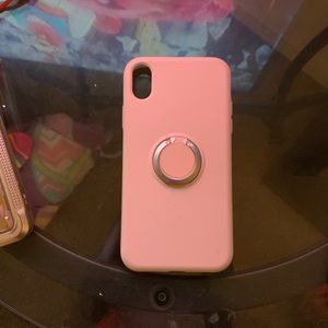 iPhone XR pink phone case slightly used..